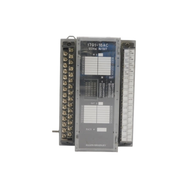 ALLEN BRADLEY 1791-16AC SER. B REV. D01 79-132VAC (NO DOOR) UNMP