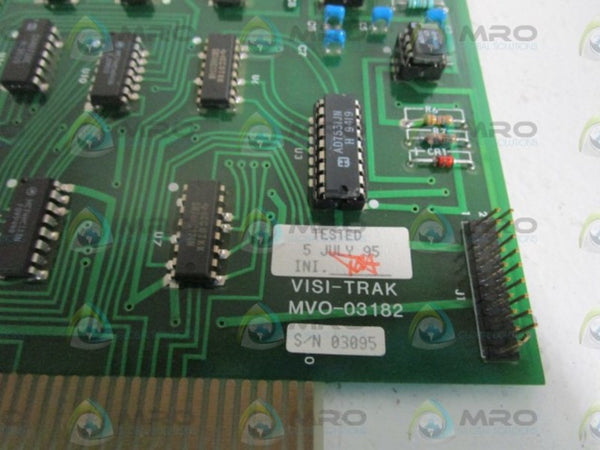VISI-TRAK PC BOARD MVO-03182 UNMP
