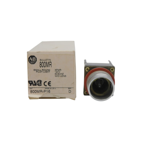 ALLEN BRADLEY 800MR-P16 SER. D 120V (WH) NSMP