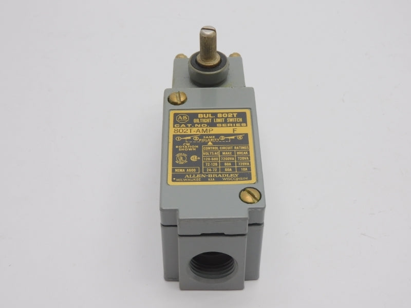 ALLEN BRADLEY 802T-AMP SER. F 120-600V 60A (BK/YL) NSMP