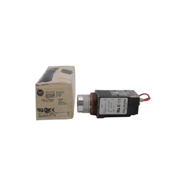 ALLEN BRADLEY 800MR-PT16 SER. D 110/120V (WH) NSMP