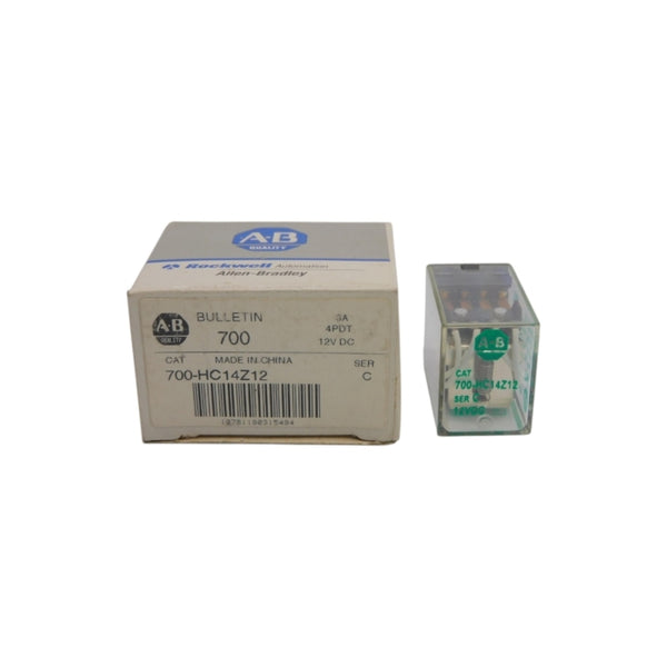 ALLEN BRADLEY 700-HC14Z12 SER. C 12VDC 3A (GY/BL) NSMP
