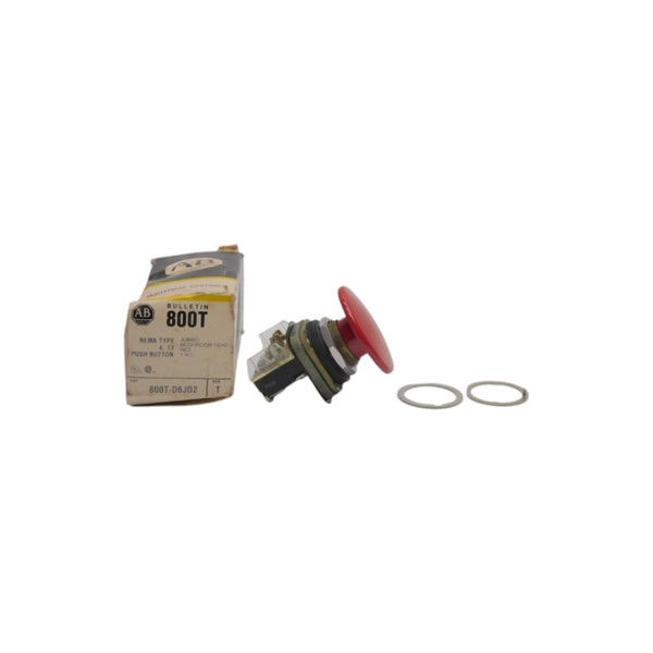 ALLEN BRADLEY 800T-D6JD2 SER. T (BK/YL) NSMP