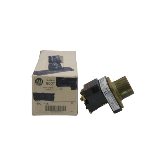 ALLEN BRADLEY 800T-P16 SER. T (NO BULB) (AS IS) (WH) NSMP