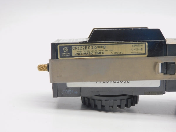 GENERAL ELECTRIC CR122B02002F SER. A 110/120V 5-200SEC NSNP
