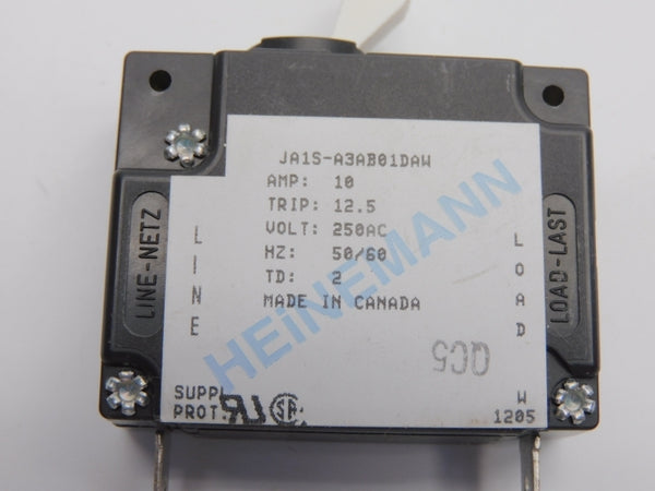 HEINEMANN JA1S-A3AB01DAW 250VAC 10A NSNP