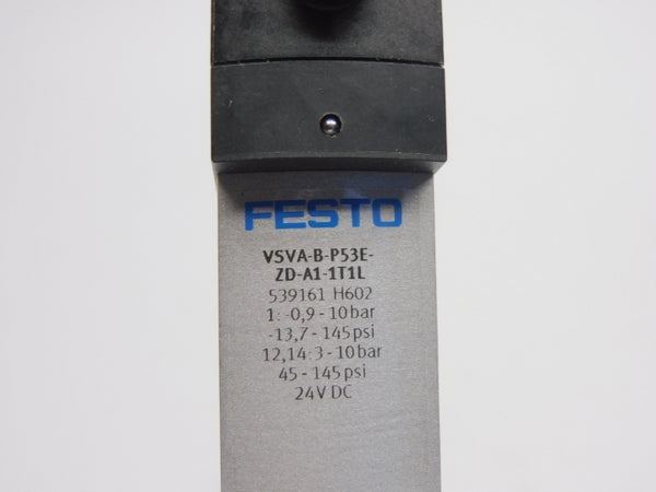 FESTO VSVA-B-P53E-ZD-A1-1T1L 539161 24VDC 45-145PSI NSNP