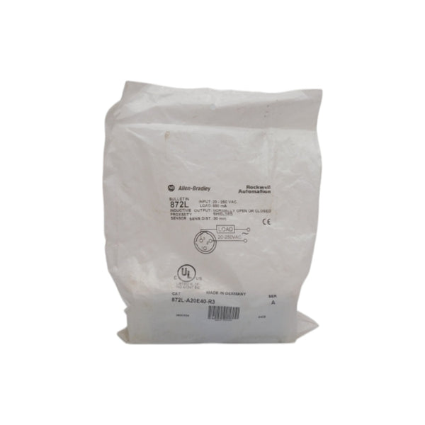 ALLEN BRADLEY 872L-A20E40-R3 SER. A 20-250VAC NSMP