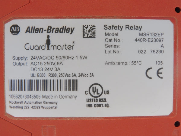 ALLEN BRADLEY 440R-E23097 SER. A 24V 6A (WH) NSMP