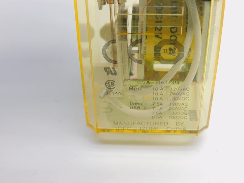 IDEC RR3PA-U 12VDC 10A NSNP