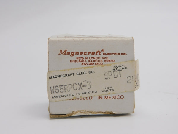 MAGNECRAFT W65RPCX-3 24VDC 10A NSMP