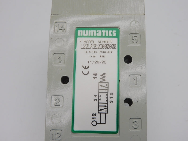 NUMATICS L22LA652O000000 14.5-145PSI NSNP