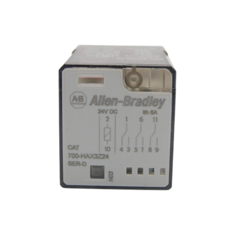 ALLEN BRADLEY 700-HAX3Z24 SER. D 24VDC 6A NSNP