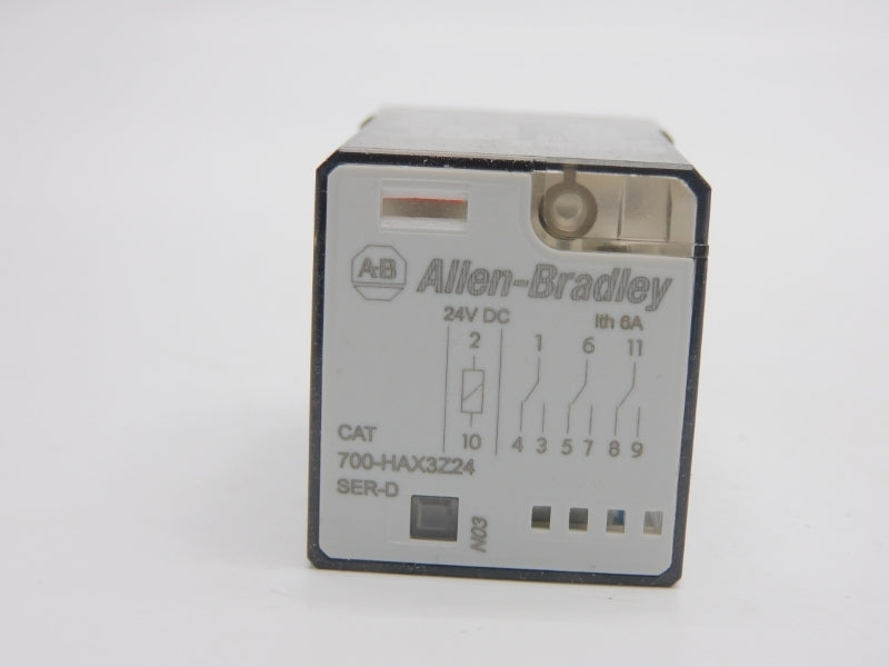 ALLEN BRADLEY 700-HAX3Z24 SER. D 24VDC 6A NSNP