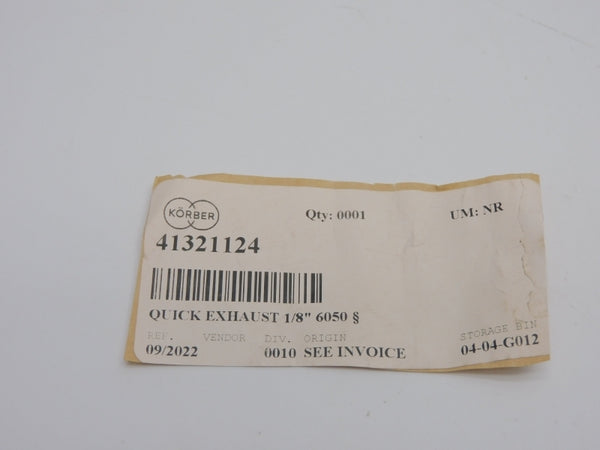 KORBER 41321124 1/8" NSNP