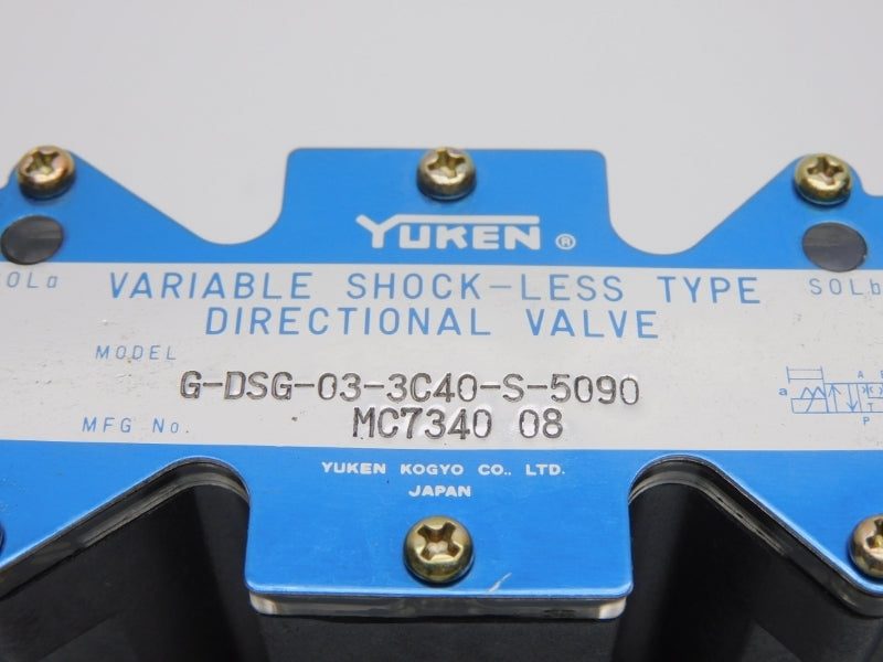 YUKEN G-DSG-03-3C40-S-5090 MC734008 NSNP