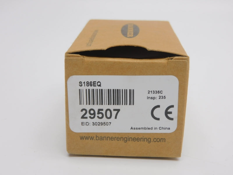 BANNER ENGINEERING S186EQ 29507 10-30VDC NSMP