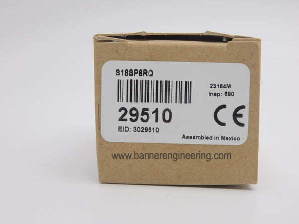 BANNER ENGINEERING S18SP6RQ 29510 10-30VDC NSMP