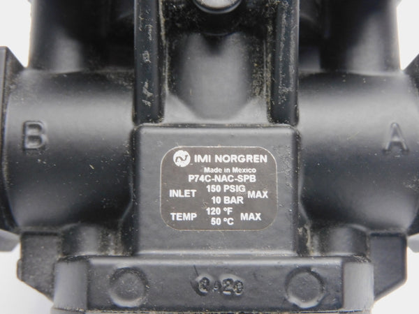 NORGREN P74C-NAC-SPB 24VDC 0.25A 150PSI NSNP