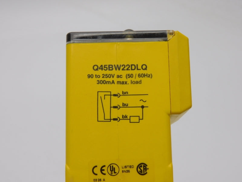 BANNER ENGINEERING Q45BW22DLQ 37012 90-250VAC NSMP