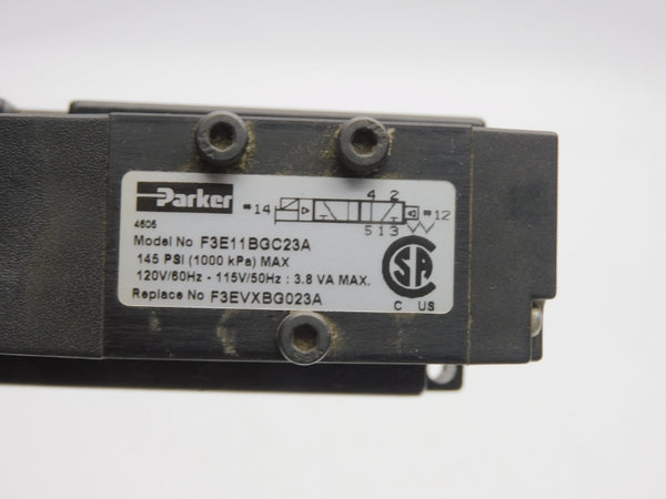 PARKER F3E11BGC23A 115/120V 145PSI NSNP