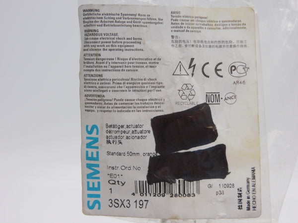 SIEMENS 3SX3197 NSMP