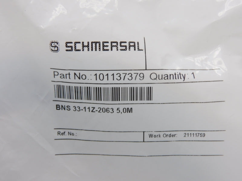 SCHMERSAL BNS33-11Z-2063 101137379 5.0M NSMP