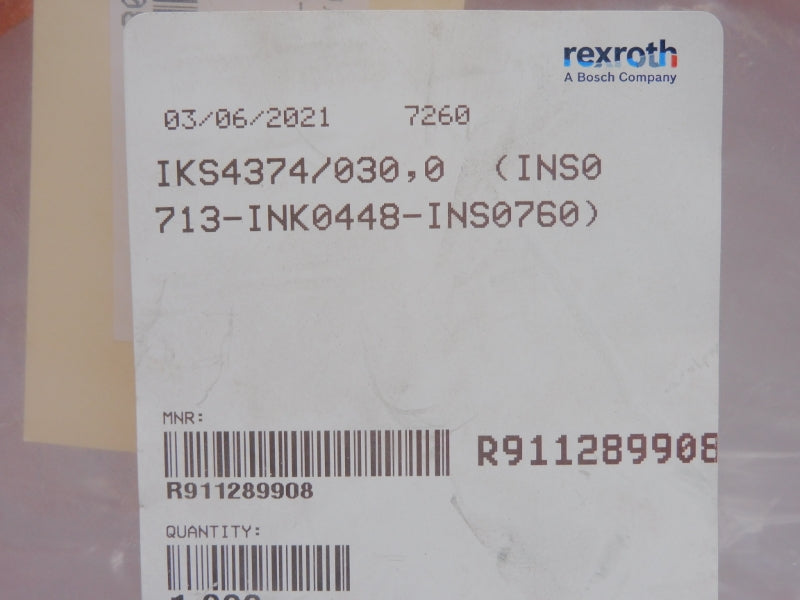 REXROTH IKS4374/030.0 R911289908 NSMP