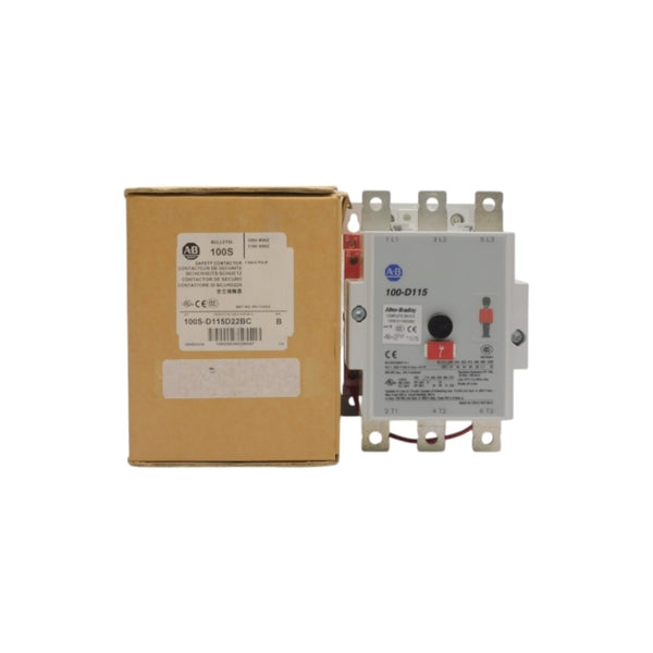 ALLEN BRADLEY 100S-D115D22BC SER. B 110/120V 250A (BR/WH) NSMP