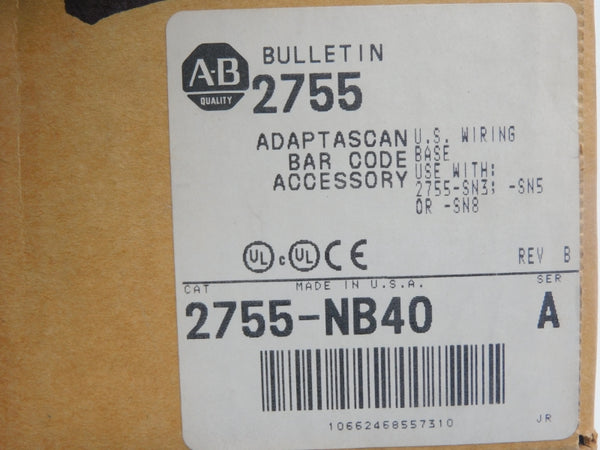 ALLEN BRADLEY 2755-NB40 SER. A REV. B (BR/WH) NSMP