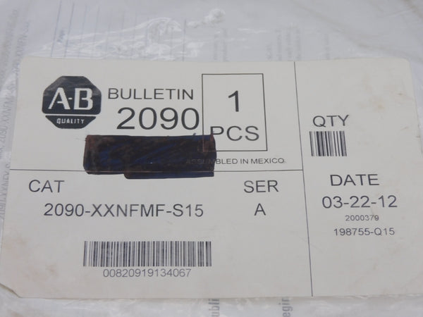 ALLEN BRADLEY 2090-XXNFMF-S15 SER. A NSMP