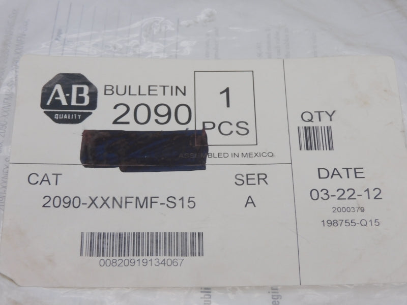 ALLEN BRADLEY 2090-XXNFMF-S15 SER. A NSMP