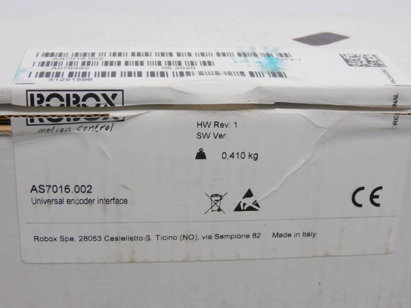 ROBOX AS7016.002 REV. 1 NSMP