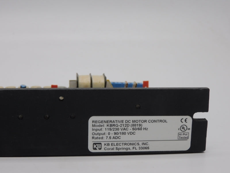 KB ELECTRONICS KBRG-212D (8819) 115/230VAC NSMP