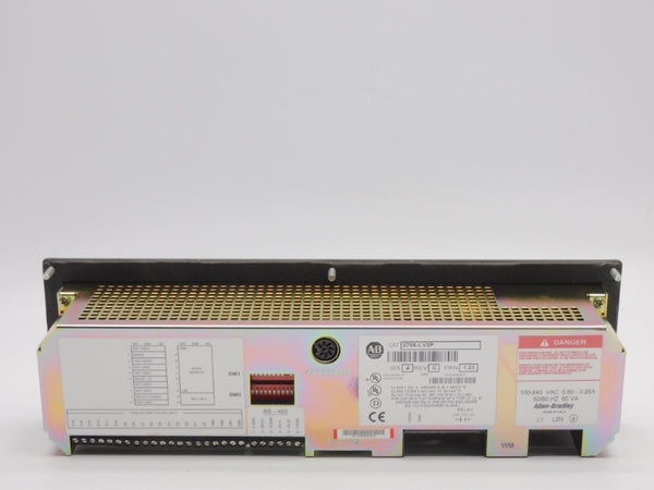 ALLEN BRADLEY 2706-LV2P SER. A F/W 1.01 REV. C 100-240VAC 0.60-0.25A UNMP