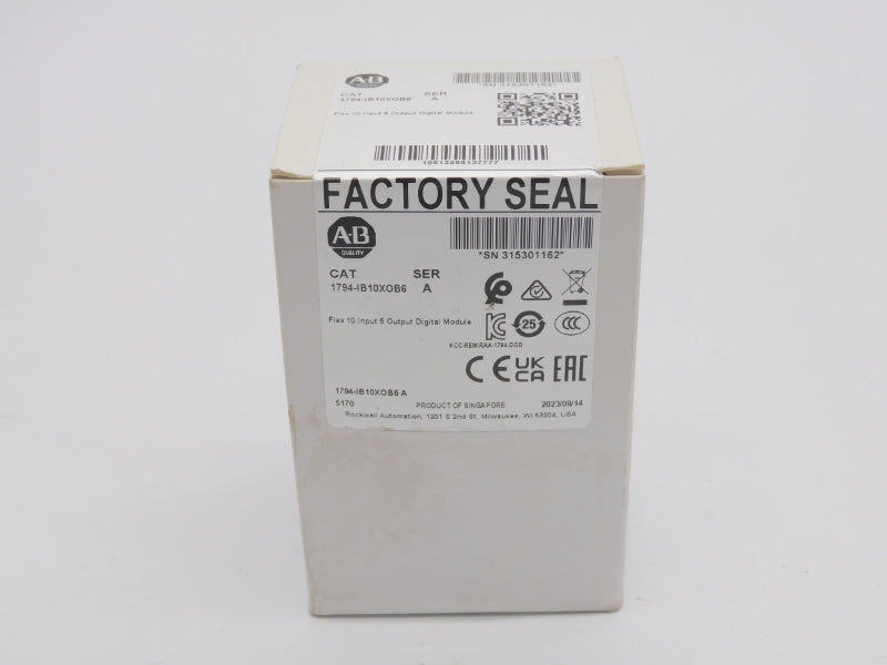 ALLEN BRADLEY 1794-IB10XOB6 SER. A DATE: 2023 NSFS