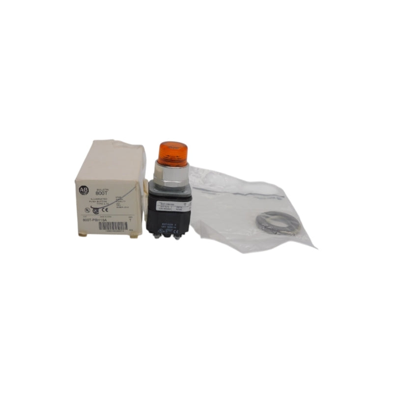 ALLEN BRADLEY 800T-PBH16A SER. T 120V (WH) NSMP