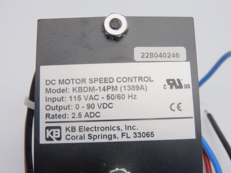 KB ELECTRONICS KBDM-14PM (1389A) 115VAC UNMP