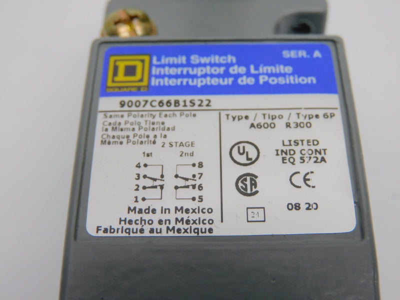SQUARE D 9007C66B1S22 SER. A NSMP