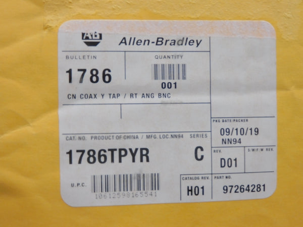 ALLEN BRADLEY 1786-TPYR SER. C REV. H01 NSMP