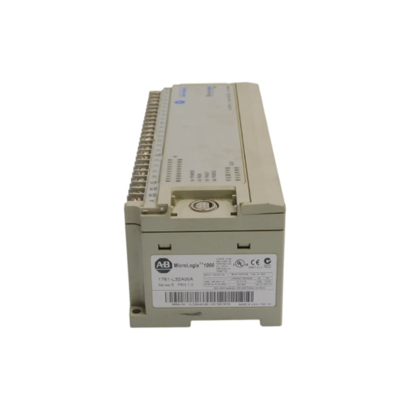ALLEN BRADLEY 1761-L32AWA SER. E F/W 1.0 100-240VAC (AS IS) UNMP