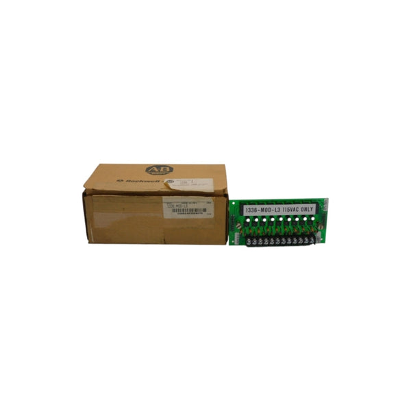 ALLEN BRADLEY 1336-MOD-L3 REV. 01 115VAC (BR/WH) NSMP