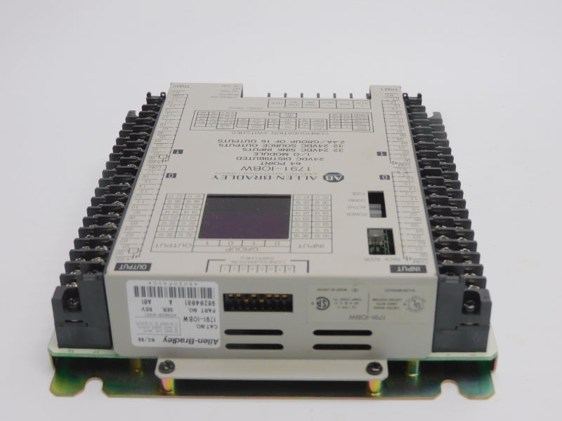 ALLEN BRADLEY 1791-IOBW SER. A REV. A01 24VDC 2.4A (AS IS) NSNP