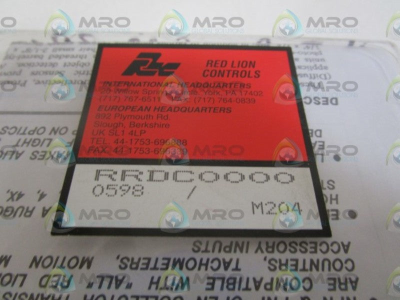 RED LION CONTROLS RRDC0000 NSMP