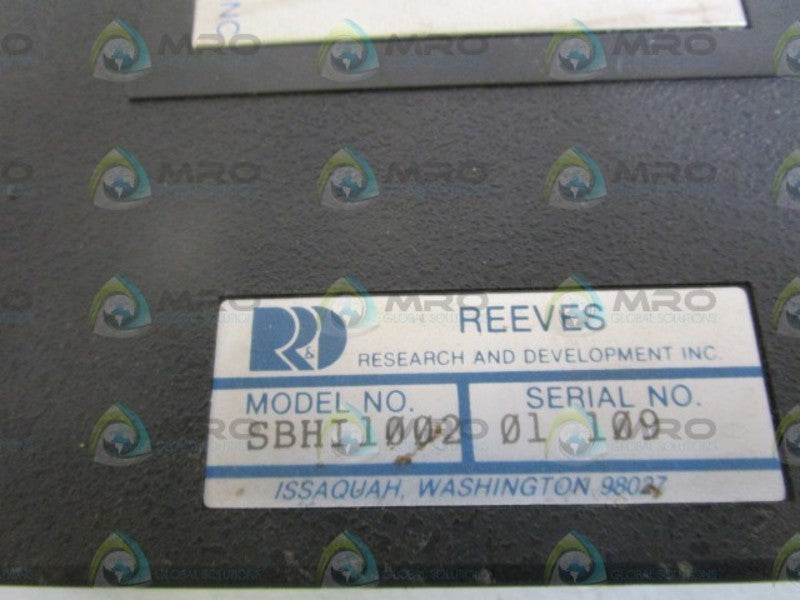 REEVES SBHI1002 UNMP