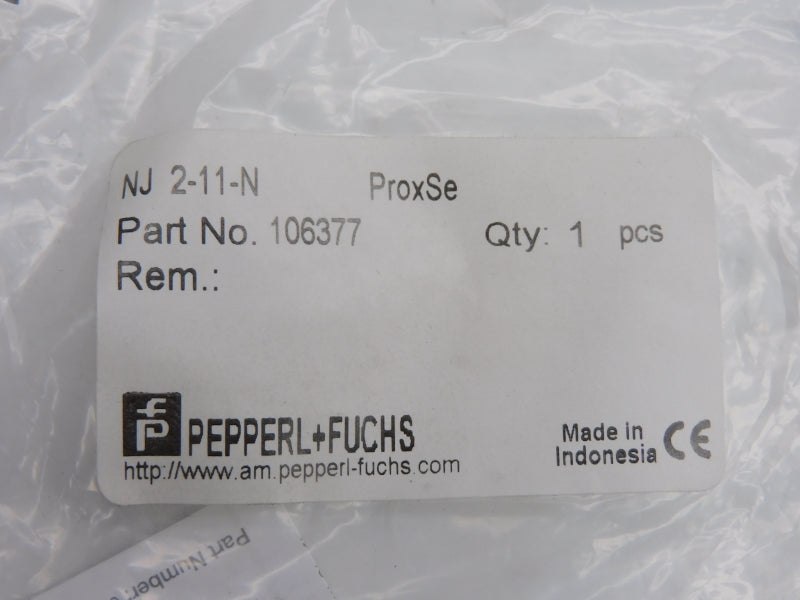 PEPPERL+FUCHS NJ2-11-N 106377 5-25VDC NSMP