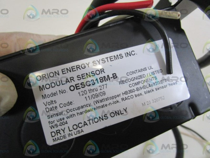 ORION ENERGY SYSTEMS OESC318M-B UNMP