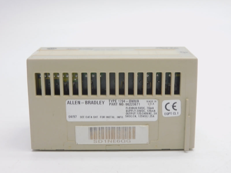 ALLEN BRADLEY 1794-OW8 SER. A 125/240VAC 2A UNMP