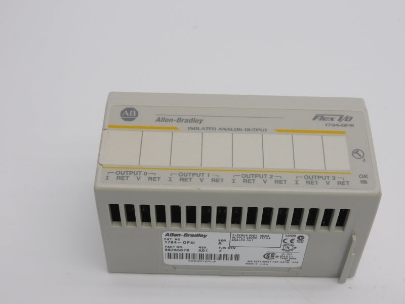 ALLEN BRADLEY 1794-OF4I SER. A F/W F REV. A01 24VDC NSNP