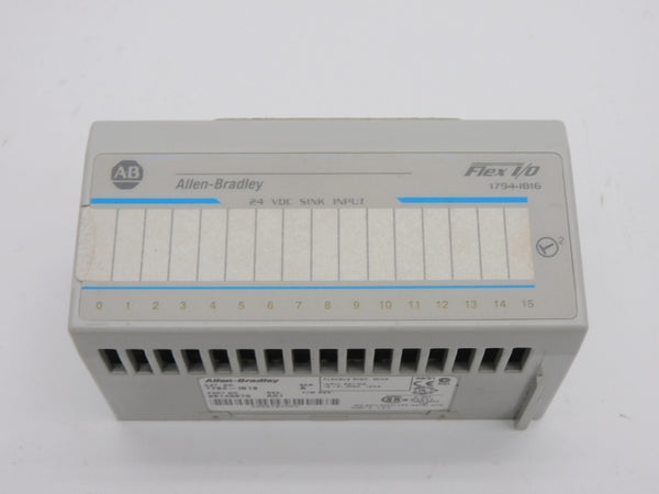 ALLEN BRADLEY 1794-IB16 SER. A REV. A01 10-31.2VDC NSNP